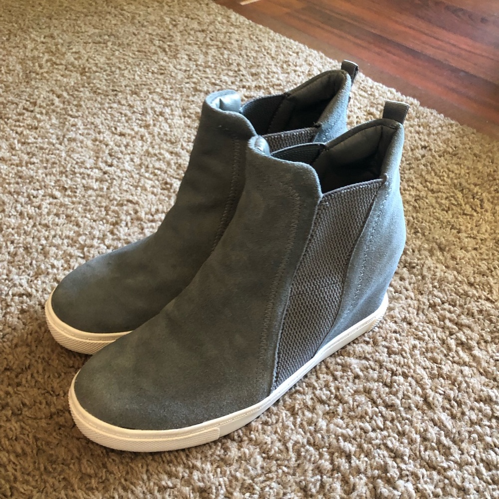 Steve Madden platform sneaker grey sz 9